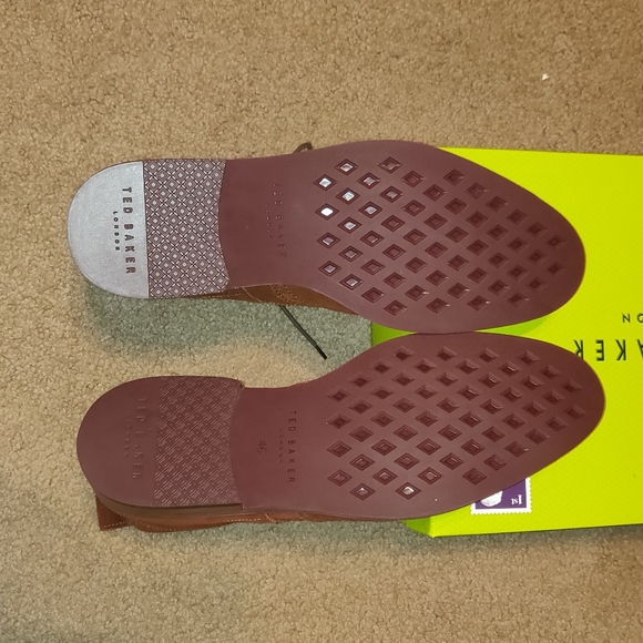 Ted Baker Shennjo Brogue Boot Size 13M US Dark Tan - Picture 6 of 7